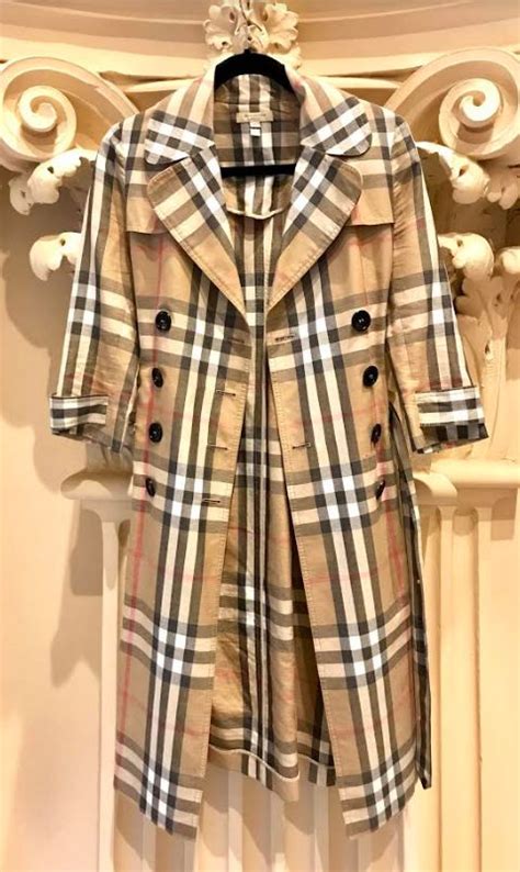 burberry signature plaid womans coat|burberry wool coat outlet.